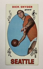 1969-70 Topps Basketball #73 Dick Snyder (Super Sonics) 126E-01
