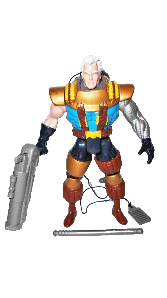 Man グッズ X-MEN toybiz 1994 CABLE 4th edition Complete air assault armor toy