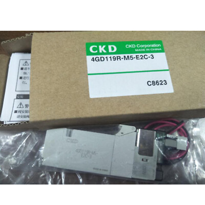 CKD 4GE119R-00-E23-3 Magnetic Valve Pilot Operated 3, 5-Port Valve #