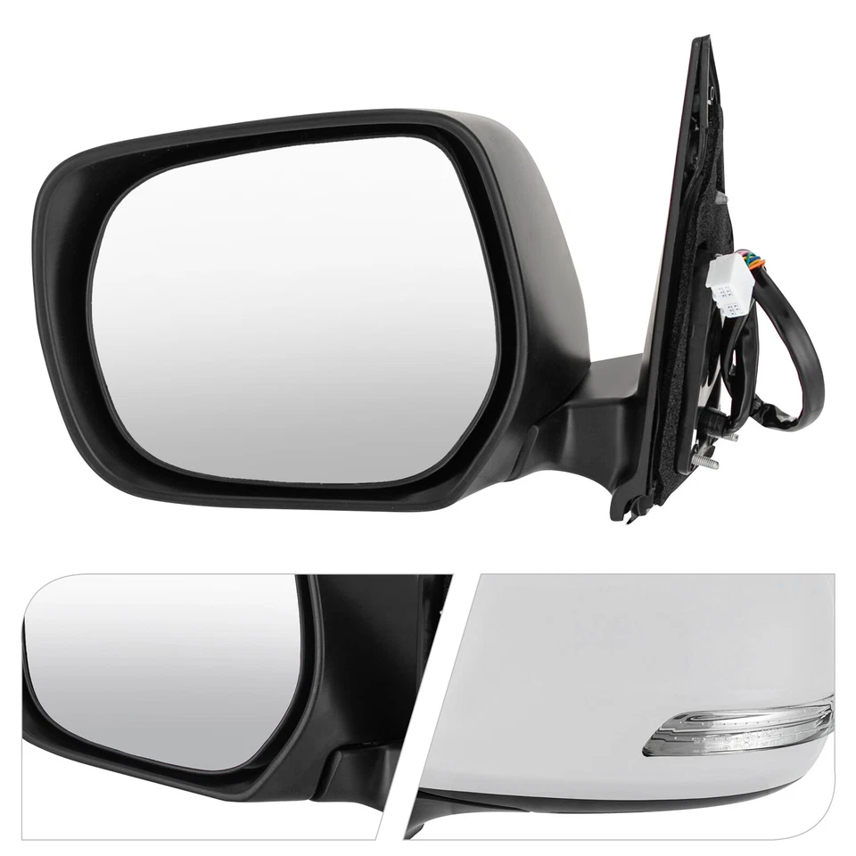 For 13-22 Toyota Land Cruise Left Side Rearview Mirror Safe Electric Heating US — 第 2/4 张图片