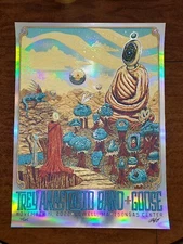 Goose & Trey Anastasio Band FOIL Poster Lowell, MA S/N x/225 Tsongas 11/11 2022