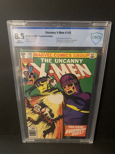 Uncanny X-Men #142 CBCS 8.5 White Pages Newsstand 1st Uncanny