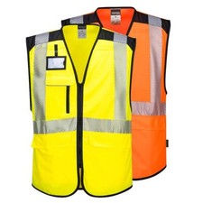 Portwest PW3 Hi-Vis Executive Vest Lightweight Reflective PW309