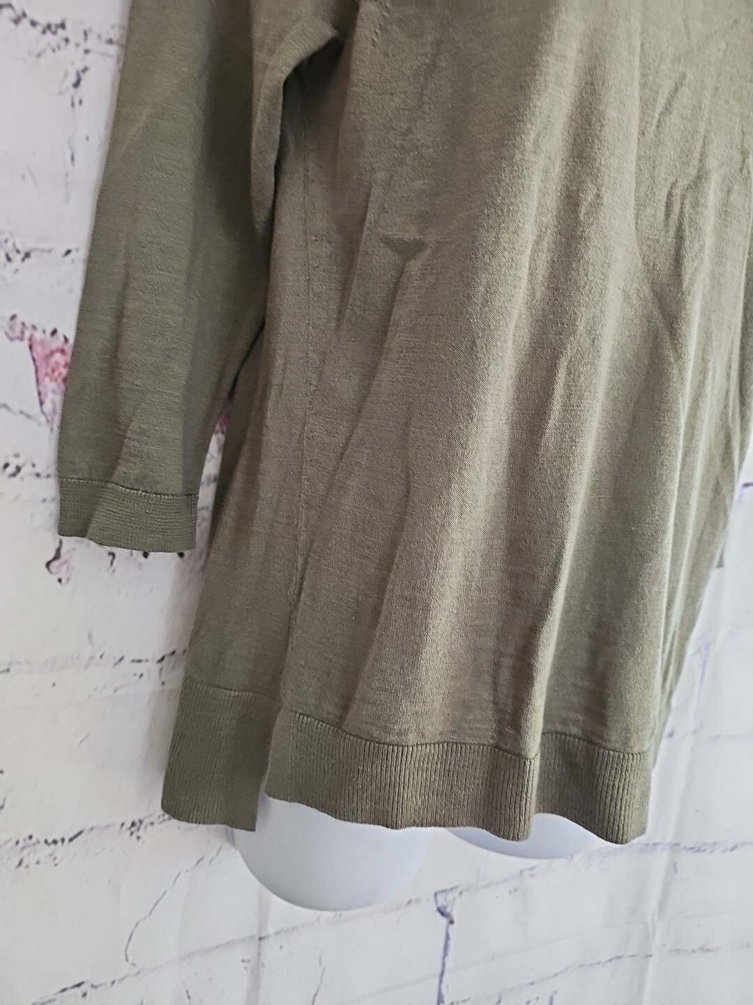 Talbots Moss Green Lightweight Pullover Sweater s… - image 6