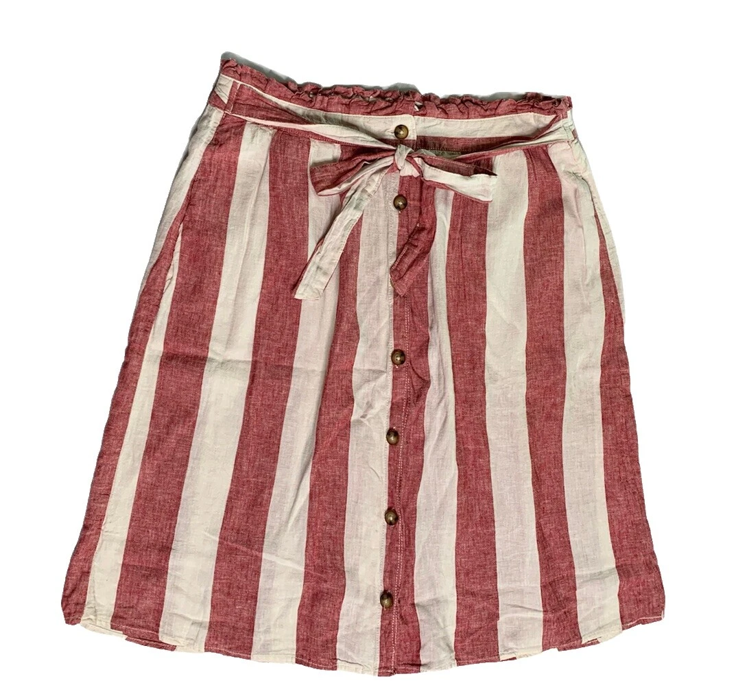 a.n.a Striped Skirts for Women