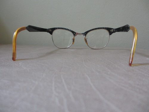 Gafas recetadas vintage con incrustaciones de ojo de gato S.R.O. 1/10 Oro 12K Relleno G.F. 22 - Imagen 18 de 18
