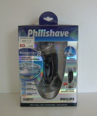 Philips Rasierer HQ 8894 James diamant blau metallic aqagenic sensotec OVP
