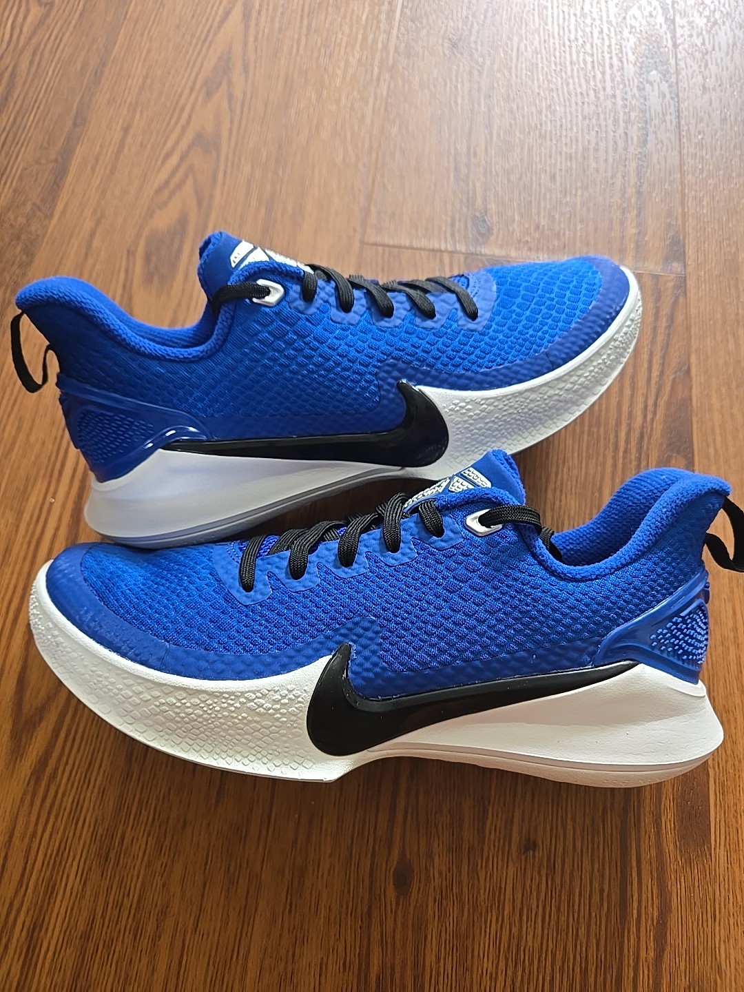 Nike Mamba Focus TB Mens Basketball Shoes Size 4.5 Blue White Black Kobe Brand New