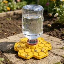 Bee Water Feeder with Perch Safe Honeybee Drinking Station for Garden Patio