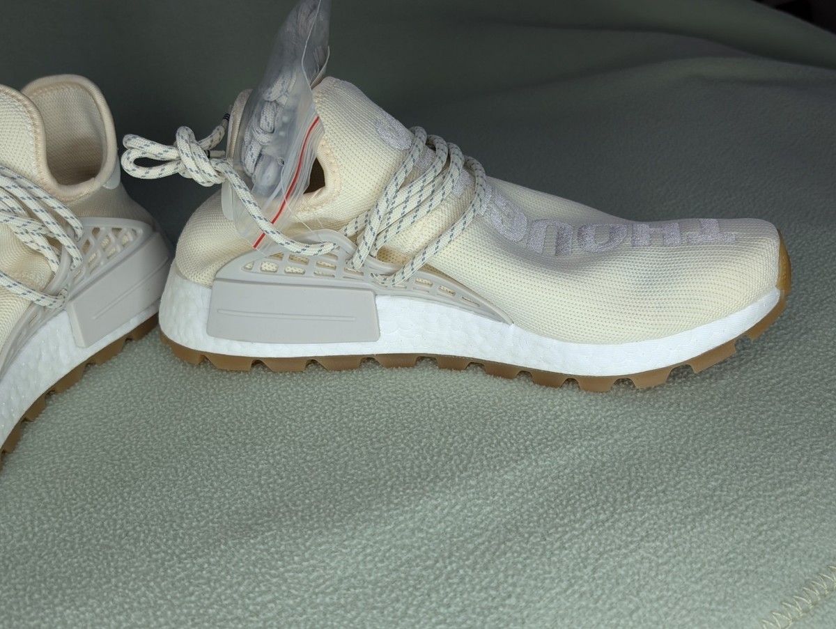 Adidas Pharrell Human Race NMD Breathe Thoughts Cream White Size
