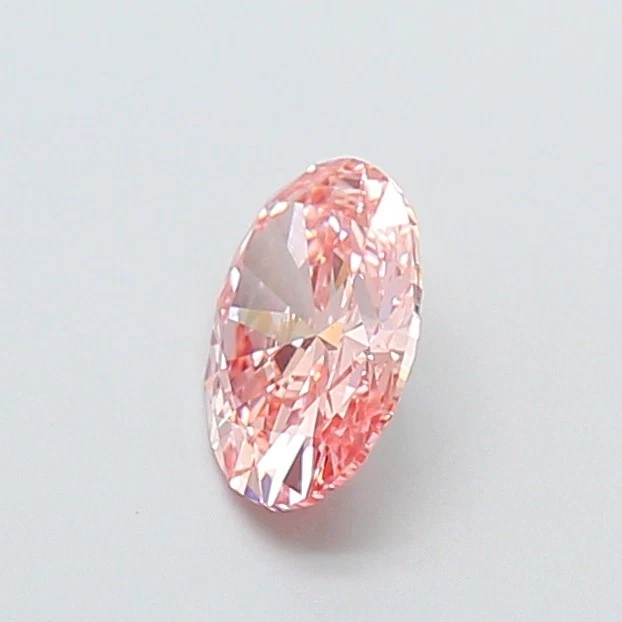 1 Ct Fancy Vivid Pink VS2 Lab Grown Oval Diamond IGI Certified 8.04-5.71*3.39mm - Image 3 of 4