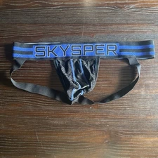 SKYSPER Jockstrap Athletic Blk/Blu Male Underwear Navy XXL H
