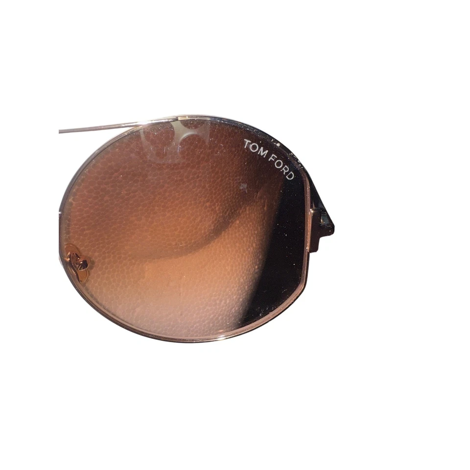 Gafas de sol Tom Ford Dolly TF782 redondas de gran tamaño aviador lentes degradadas marco dorado Foto 2 de 4