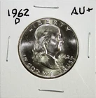 1962-D Franklin Half Dollar AU #GA "90% Silver"