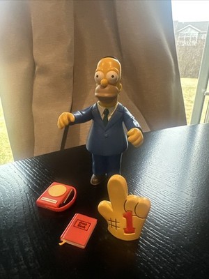 The Simpsons Sunday Best Homer World of Springfield Figure Playmates Toys 2000