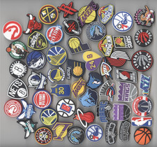 Basketball Themed Logo Shoe Charms - You Pick your Teams