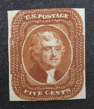 nystamps US Stamp # 42 Mint NGAI Imperf L10x3322