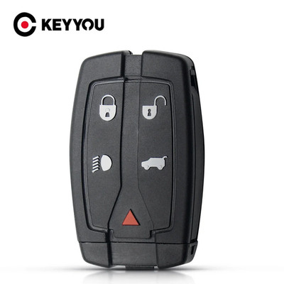 Auto Uncut-Blade Schlüssel Smart-Fob Schale Cover Case 5 Tasten für Rover-Freelander 2