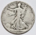 1920-D 50c Walking Liberty Silver Half Dollar - RAW - Better Date / Mintmark
