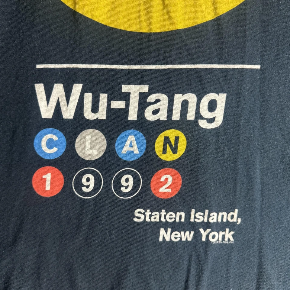Vintage Wu-Tang Clan Shirt Women M 1992 Staten Island Hip Hop Rap Tee T-Shirt - Image 2 of 4