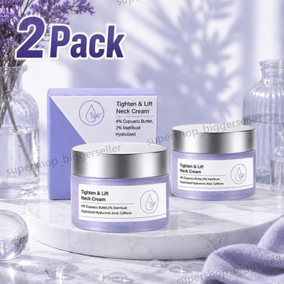 2Pack Tighten and Lift Neck Cream Firming Anti-Aging 1.7oz- Clinically Tested