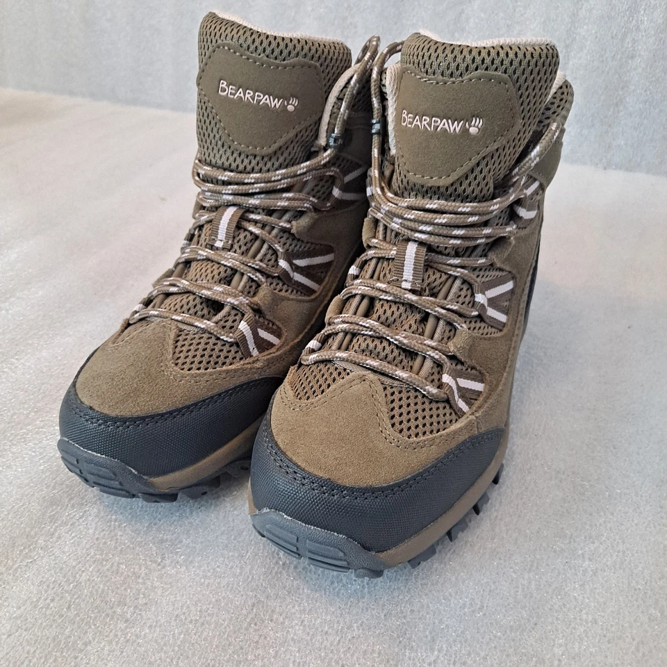 Bearpaw Tallac Botas Cuero Marrón Rosa Impermeables Senderista Para Mujer Talla 7 Nuevas Otras Foto 2 de 4