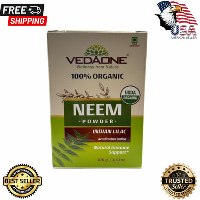 Vedaone Organic Neem Powder 100g Supports Immunity Healthy Skin & Digestion, USA