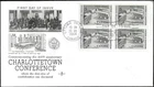 🍁Canada  #431 Block  "CONFEDERATION MEMORIAL"   Fine Used 1964  Rosecraft Cover