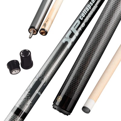 XP01 Jump Break Cue Pool Sticks 58 Inch 3-Piece Maple Shaft Quick Release Joi...