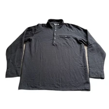 IBEX NOMAD 1/2 SNAP TOP PULLOVER SWEATER 100% MERINO WOOL MENS XL