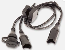 SAE Y-Splitter O-05 to SAE with both legs fused for safety