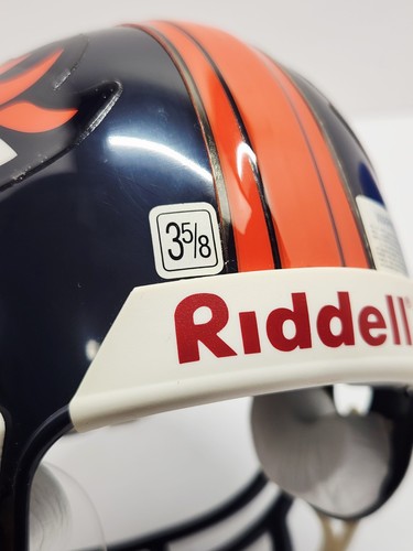 2 Denver Broncos Riddell Mini Football Helmets NFL 3 5/8 Throwback - Picture 17 of 17