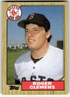 1987 Topps Roger Clemens #340 Boston Red Sox