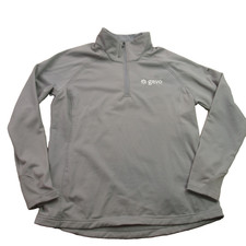 North Face Pullover Womens XL Long Sleeve 1/4 Zip Gray Lightweight