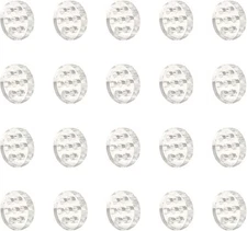 Honbay 20PCS High Borosilicate Glass Screens Filters with Holes Honeycomb Holes