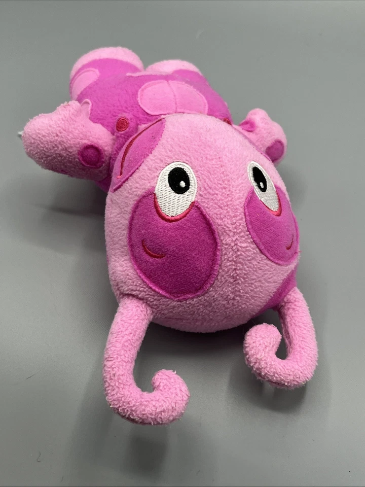 2006 Fisher-Price Uniqua Pelúcia 8" The Backyardigans Mattel Nick Jr Purple Girl - Imagem 4 de 4