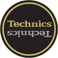 TECHNICS Edizione Limitata Champion Slipmats (Coppia, Nero Oro Argento) 1200 Mk2
