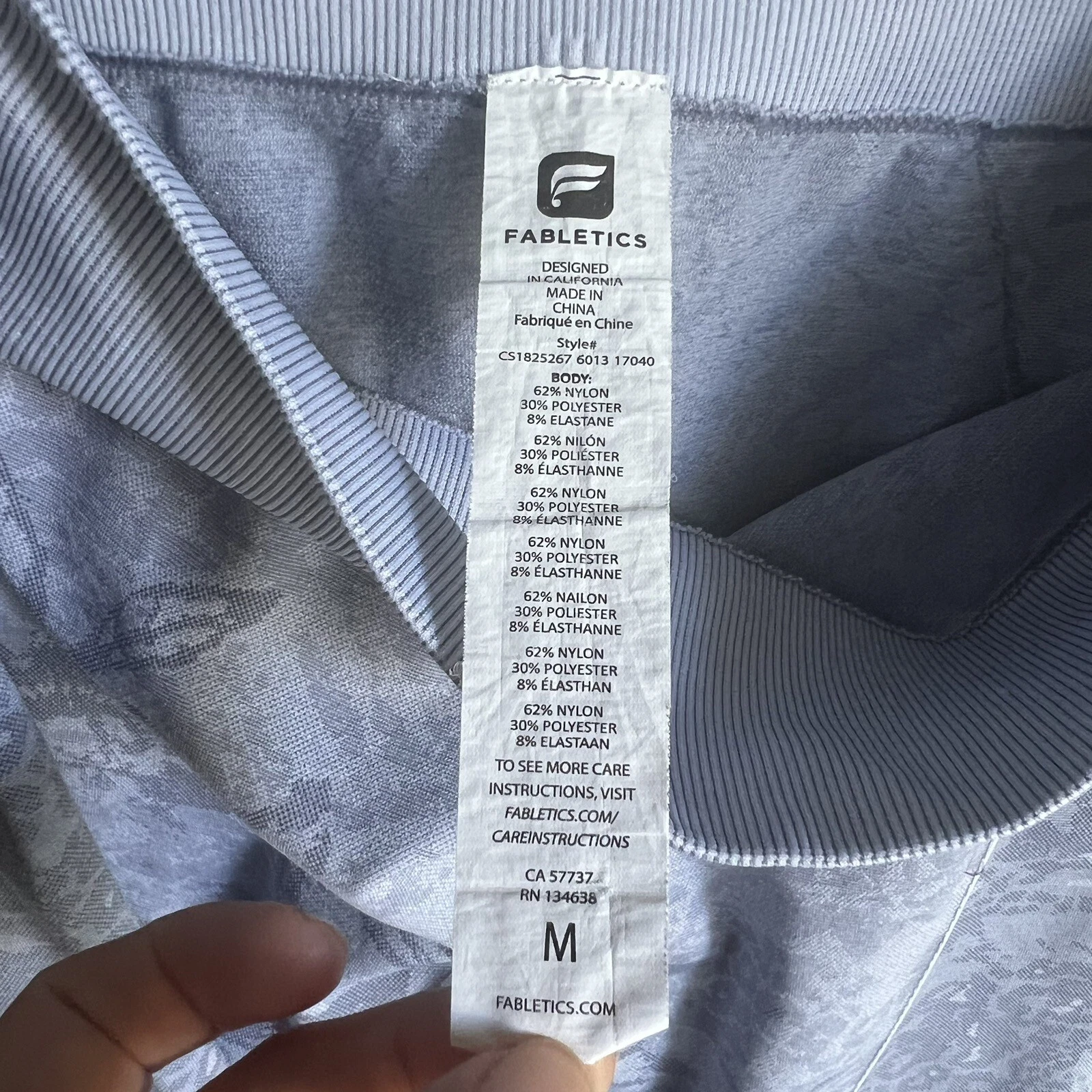 fabletics armelle seamless capri leggings