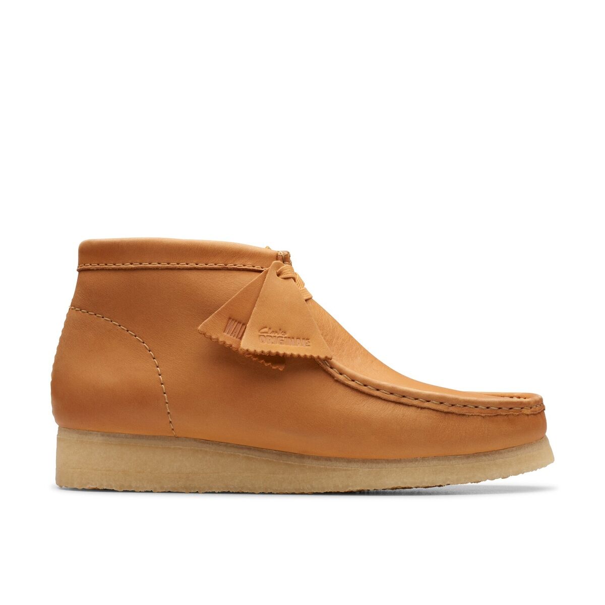 NEW MEN Clarks Wallabee Mid Tan Leather Limited Edition NEW MEN Clarks Wallabee Mid Tan Leather Limited Edition