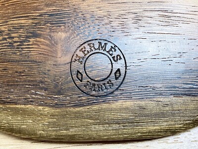 エルメス　プレート　ウッド Hermes Wood Plate Set, 3-piece Set, Bordeaux, Wooden Tableware | eBay