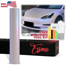 ESSMO PET Space Candy Gloss Silver Lavender Car Vehicle Vinyl Wrap Decal Sticker