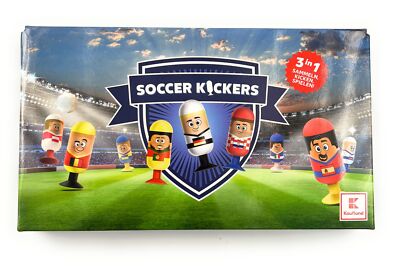 Soccer Kickers Sammelbox Brettspiel Fußball zum Kicken 16 Länder-Sticker NEU
