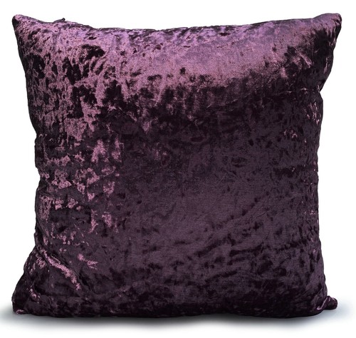 Velvet Cushion Cover Cushions Plain Crush Velvet 17"x17" 20"X20" 23"X23" - Picture 12 of 47