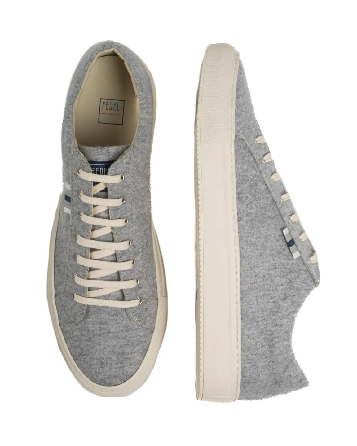 Fedeli $595 Gray Cashmere Low-Top Sneakers Casual Shoes (42 eu) 8 US
Opens in a new window or tab