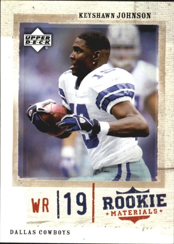 2005 Upper Deck Rookie Materials Keyshawn Johnson #22