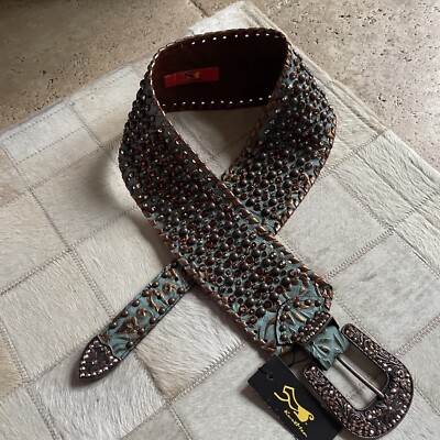 KurtMen belt KurtMen Designs | Size Large | Pink Zebra Print Hair on Hide  main image 2