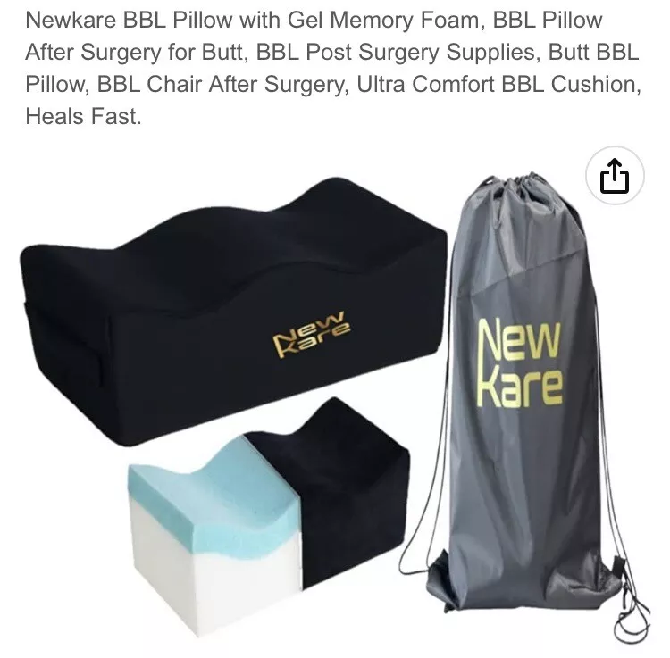 Newkare Gel BBL Booty Pillow Post Surgery - Brazilian Butt Lift