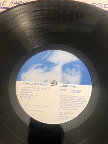 George Harrison – Dark Horse Vinile LP 1974 Canada Apple Records – SMAS-3418 - Foto 14 di 17