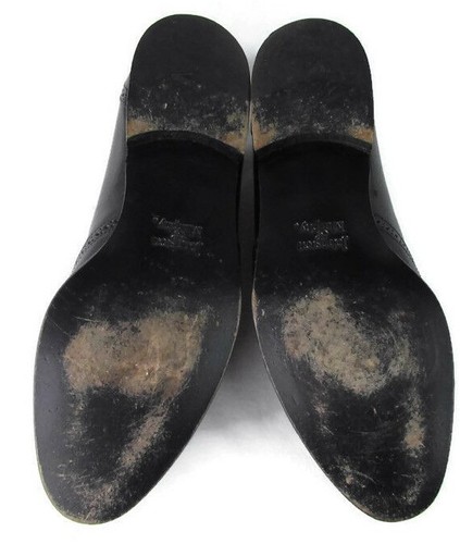 Johnston & Murphy 12 M Black Leather Loafers Tassel Kiltie - Picture 10 of 10