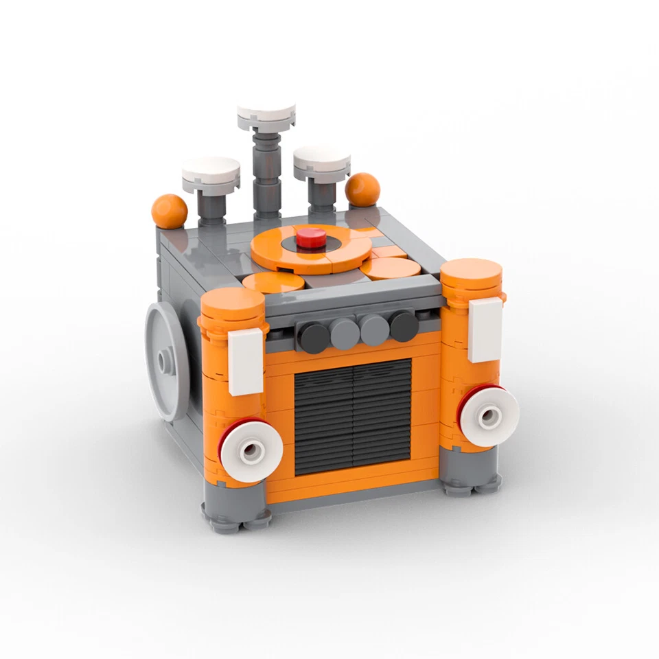 MOC: Yellow Robot and Hut House from Video Game Buiding Toys 497 Pieces - Image 3 of 4